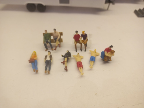 Figuras Escala 1/64 X 25 Unid Maquetas Miniatura. Imp 3d