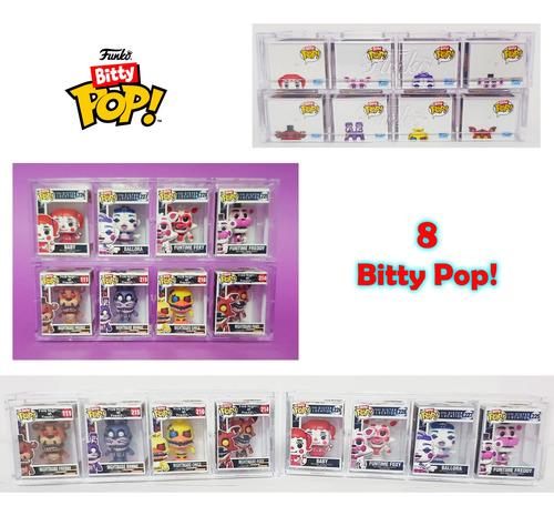 Bitty Pop 8 Five Nights At Freddy's (Usado)