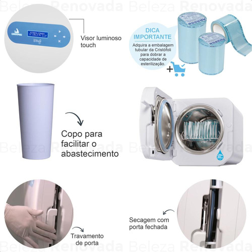 Autoclave Cristofoli Vitale Class 21l Esterilização