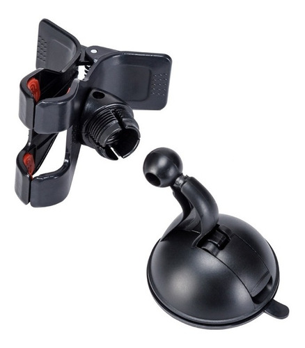 Imagen 1 de 2 de Soporte Auto Para Celular Sopapa Vidrio Doble Pinza Gps/celu