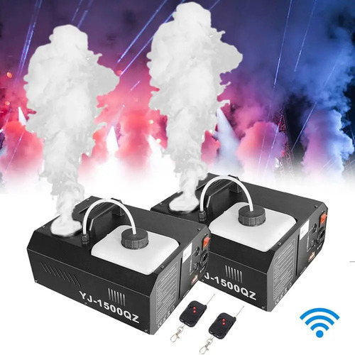 2pcs Smoke Machine 1500w Inalambrico Fogger Maquina Stage