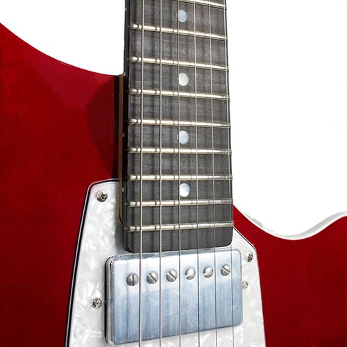 Guitarra Tagima Rocker Cosmos Red Vermelha 2h Humbucker 6c Destro Transparent Red Pau Ferro