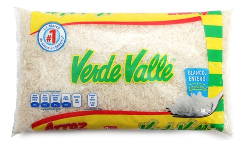 Arroz  Valle Verde  Extra De 1 Kg   Esponjadito Y Delicioso 