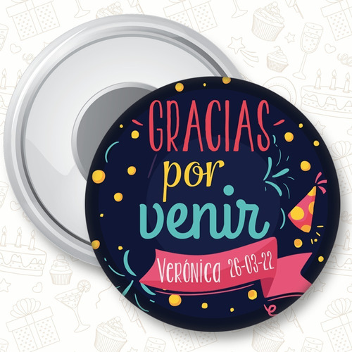 40 Imanes De 55 Mm + Bolsitas Personalizados