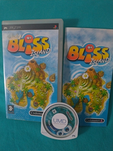 Jogo Psp Umd Bliss Island Completo Importado Do Japão (Usado)