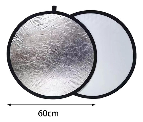 Reflector De Luz 2 En 1 Para Fotografía, Panel De 60cm