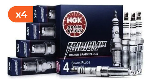 Bujía Iridium Grado 8 Bkr8eix Ngk X 4 Unidades