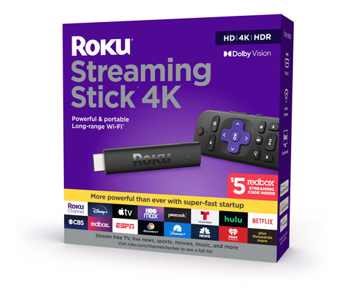 Dispositivo De Transmisión Roku 4k 2021 4k/hdr/dolby