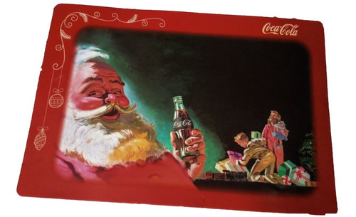 Mantel Individual Retro, Coca Cola, Santa Claus