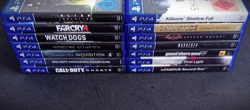 Lote De Capinhas (sem Jogos) - Ps4 - Killzone + Alien (Usado)
