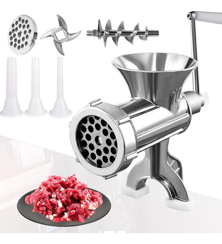 Hx Máquina De Enema De Aço Inoxidável Moedor De Carne Com