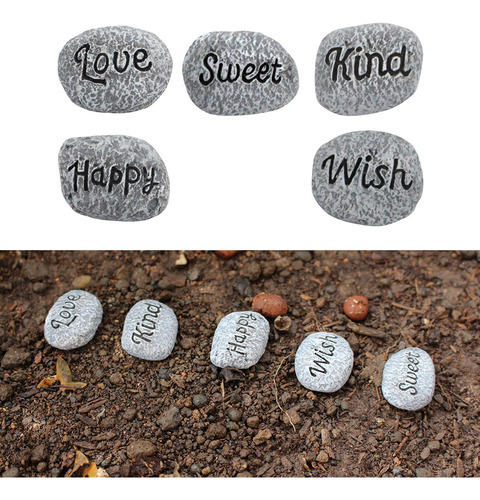 3 Decoración En Maceta De Piedras Pequeñas, Piedras De