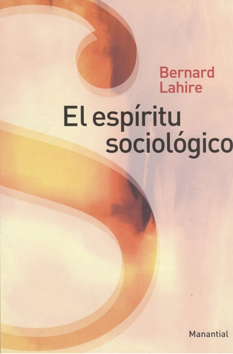 Libro El Espiritu Sociologico