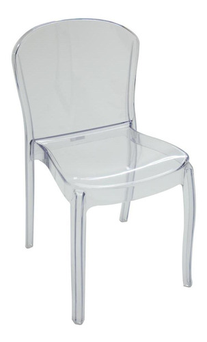 Imagem 1 de 6 de Cadeira Monobloco Anna Transparente 92033011 Tramontina