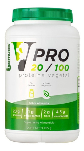 V-pro 20/100 1,125 G de proteína vegetal com sabor de amêndoa