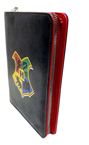 Caderno Com Pasta Hogwarts Harry Potter - Zona Criativa