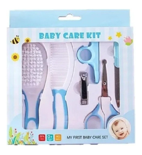 Kit De Aseo Y Cuidado Para Bebes 6 Pcs Aseo Niños Bebes B3