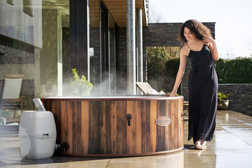 Lay-z-spa 60025 Helsinki Bestway 7p 1123lt 180x66 Madera