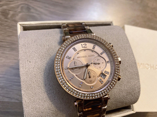 Reloj Michael Kors Parker Mk6832 De Acero Inox. Para Dama