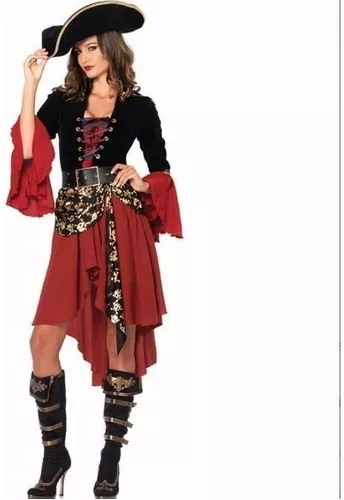 Compre Conjunto de fantasia de pirata de luxo para Halloween masculino,  vestido de festa cosplay