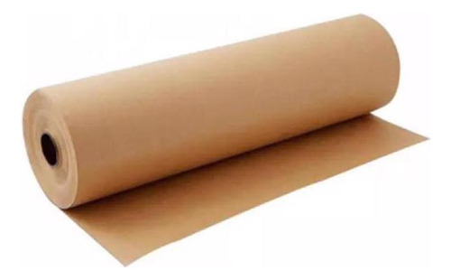 Papel Kraft Pardo Fino 42g Multiuso Ecologico 45cm 70m Cor Marrom-claro