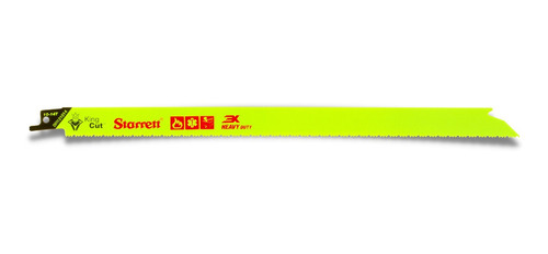 Imagem 2 de 6 de Lâmina Serra Sabre 300mm 10-14d King Cut Starrett 50pçs