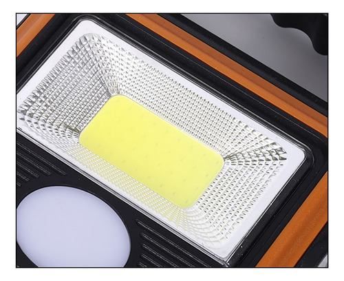 Linterna Camping Led Solar Super Brillante Recargable Blanco Azul