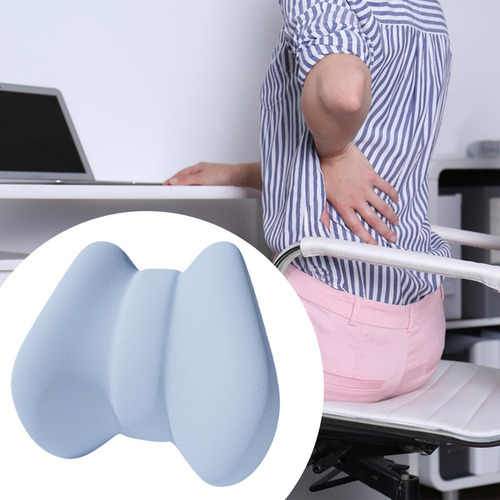 Soporte De Respaldo Almohada De Almohada Lumbar Azul
