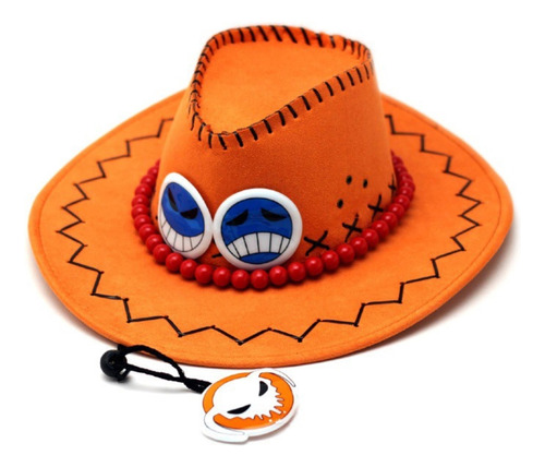 Sombrero De Ace Mugiwara One Piece Anime Accesorio Hat