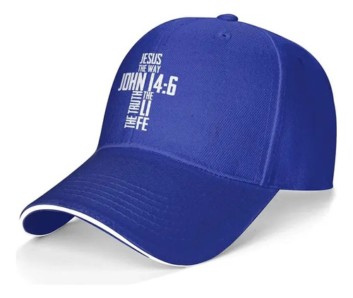 Gorra De Béisbol Christian Bible Verse Jesus 14:6