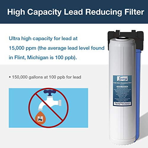 Filtro Agua Casa 20puLG 2-stage Ispring F2wgb22bpb, Carbón