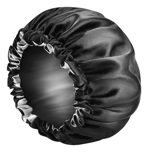 Gorro De Satín Para Dormir Y Proteger El Cabello Doble Capa