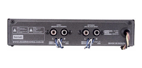 Pré Amplificador Ll Nca Mixer Automotivo 12v Para Microfone