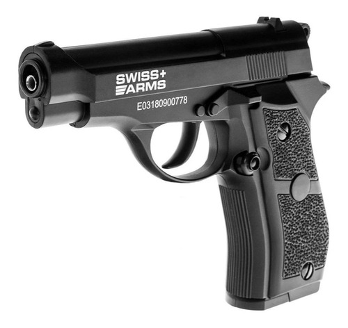 Pistola Airsoft P84 Swiss Arms Full Metal+10co2+500balines