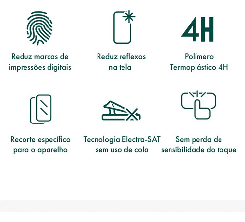 Imagem 2 de 3 de Película Hprime Fosca Para Galaxy Tab A 8.0 2019 T290 T295