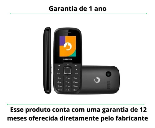 Celular De Teclado Para Idosos Positivo P26 Anatel Original