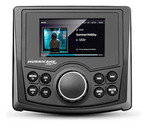 Receiver Marine Rádio Náutico Bluetooth Mp3 Hurricane Hm-400