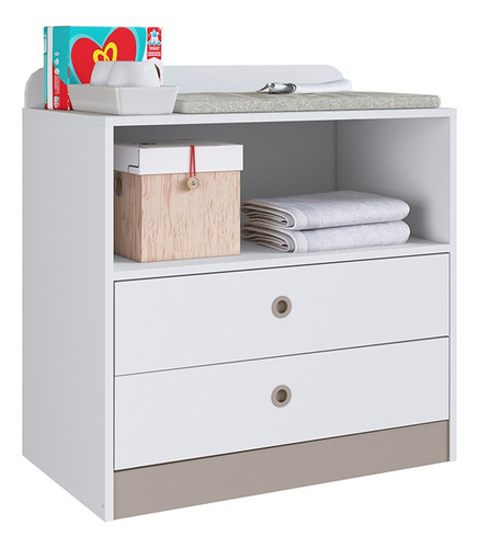 Imagen 2 de 9 de Mueble Cuna Convertible (cama, Cómoda Y Escritorio) Be090