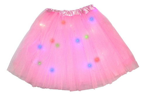 Faldita Tutu Luminoso Led Cotillón Activarte