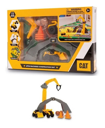 Vehiculo Construcción Cat Little Machine Infantil Wabro 2950