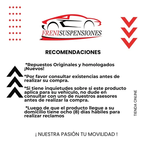 Kit X2 Disco De Freno Delantero Mitsubishi Lancer 94 Solido