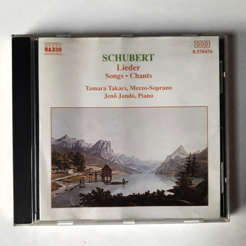 Cd     Schubert   Lieder    Tamara Takacs    Edición Naxos