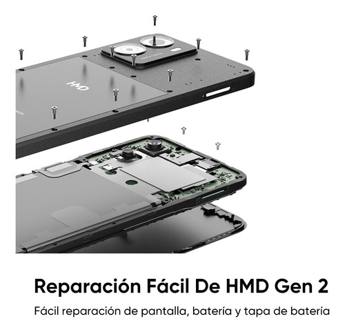 Nokia Hmd Fusion 5g Dual Sim Teléfono 256gb 8gb Android 15 Negro