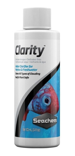 Clareador Clarity 100ml Para Aquarios Seachem