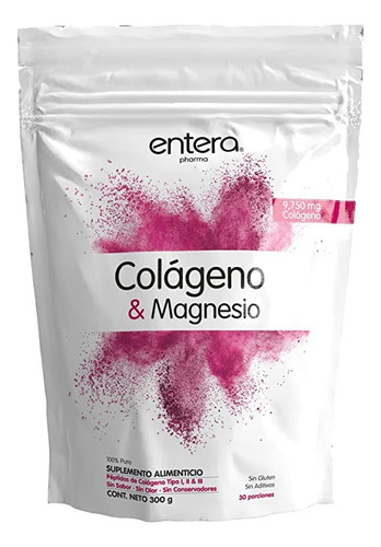 Entera Pharma Colágeno Hidrolizado + Magnesio 300g Sfn