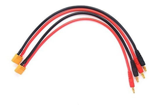 Padarsey Paquete De 2 Xt60 A 4.0 Conector Banana Cable De Ca