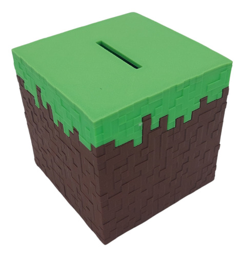 Alcancía Minecraft Grass Block