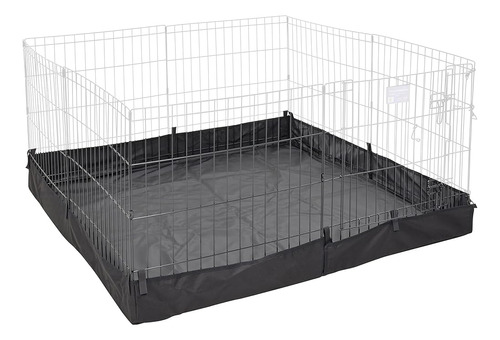 Midwest Homes For Pets Square Exercise Pen Fabric Mesh Botto