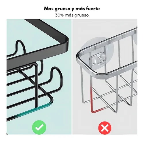 Esquinero Organizador Ducha Baño Jabonera Estante Set 3 Pzs