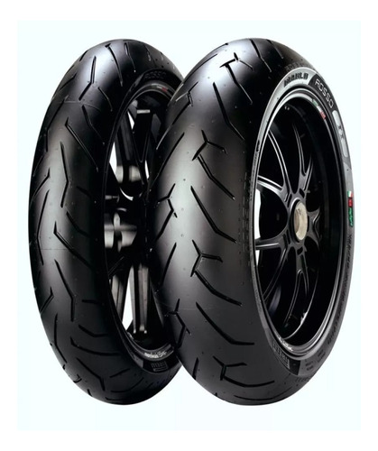 Par Pneu Hornet 120/70x17 + 180/55/17 Rosso Ii Pirelli